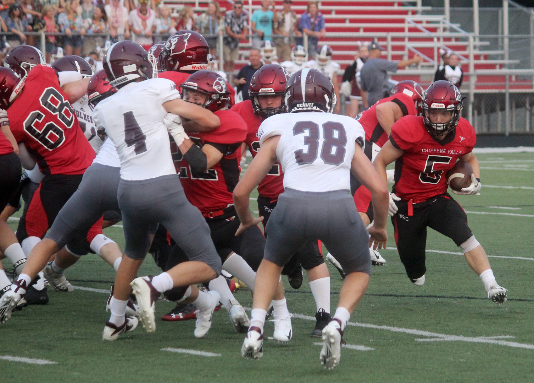 Holmen at Chi-Hi football 8-17-18